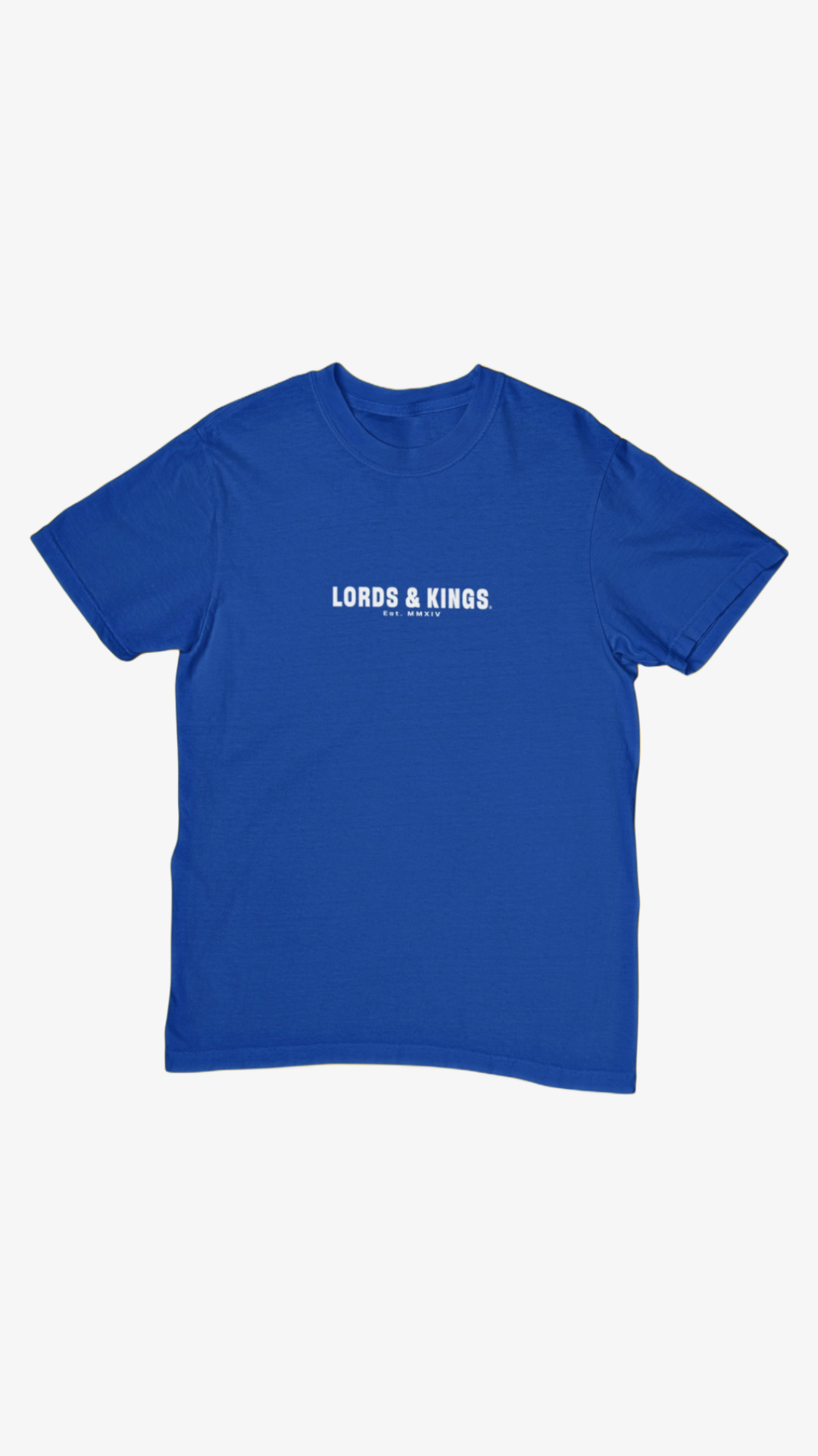 LORDS & KINGS BLUE PREMIUM T-SHIRT