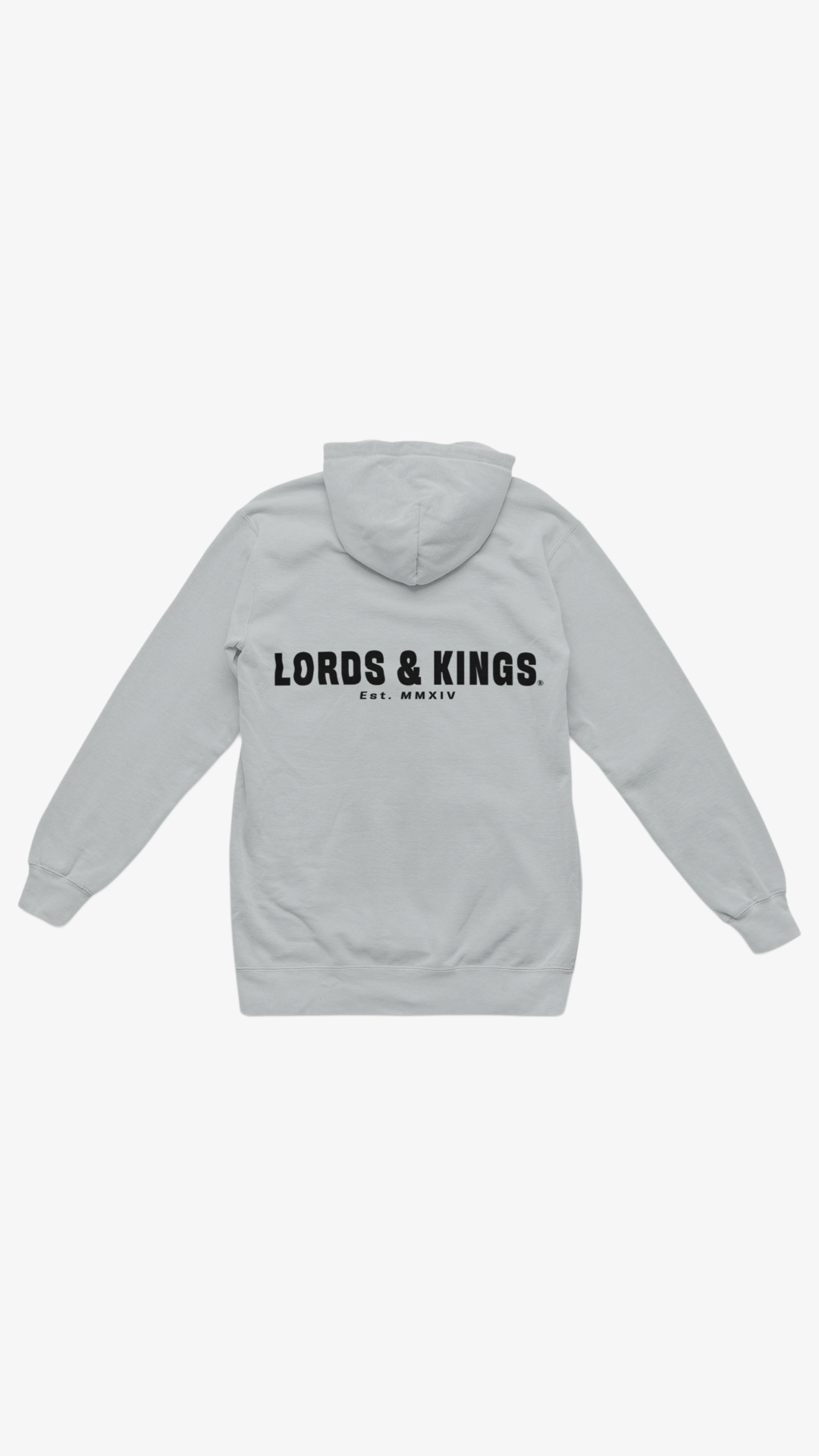 LORDS & KINGS GREY HOODIE