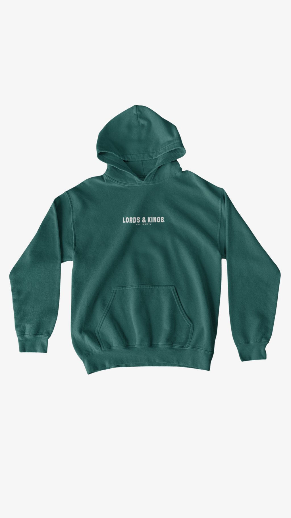 LORDS & KINGS Emerald Green HOODIE