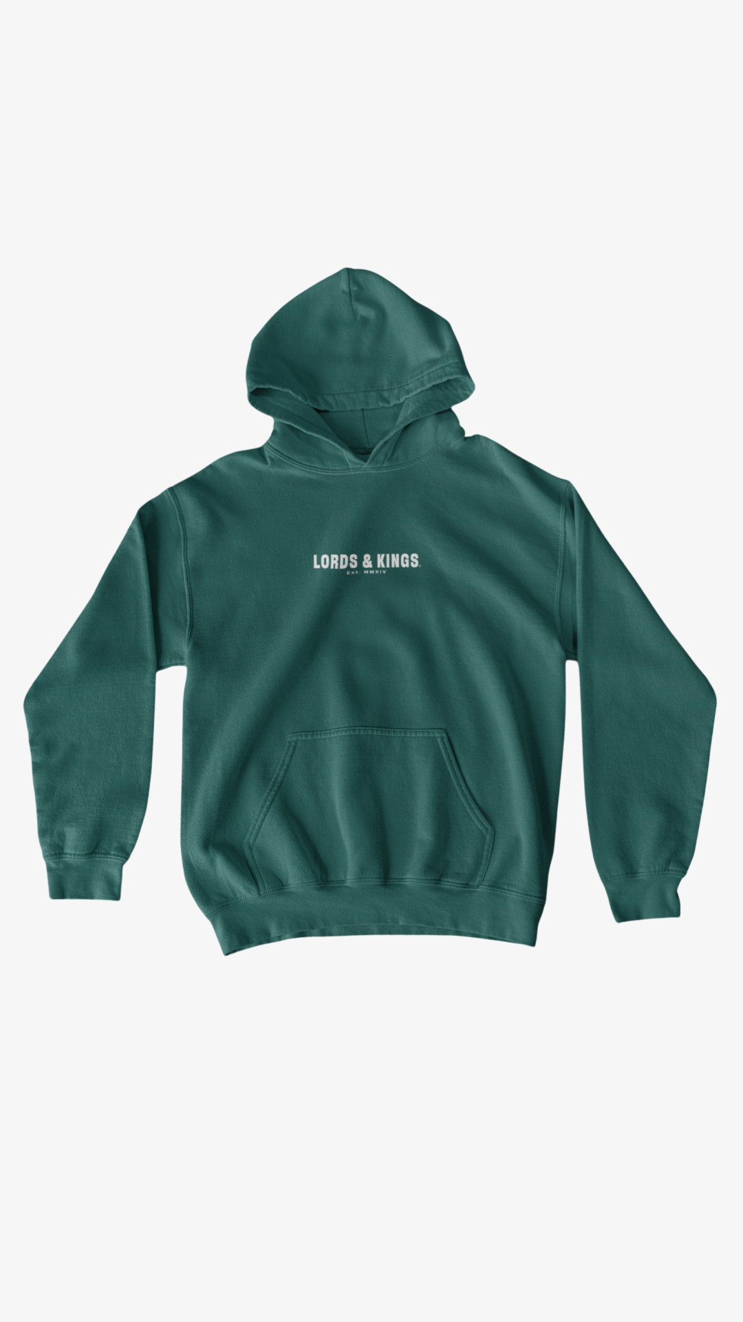 LORDS & KINGS Emerald Green HOODIE