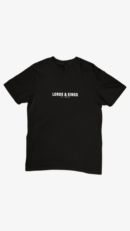 LORDS & KINGS BLACK PREMIUM T-SHIRT