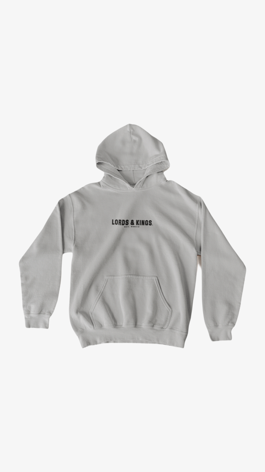 LORDS & KINGS GREY HOODIE