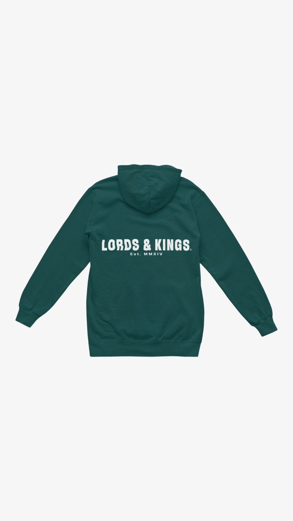 LORDS & KINGS Emerald Green HOODIE