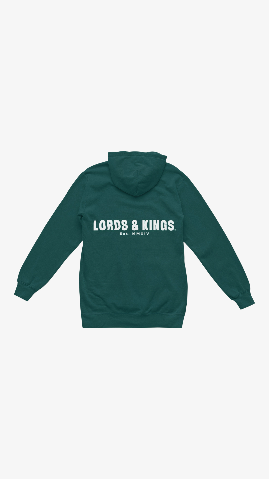 LORDS & KINGS Emerald Green HOODIE
