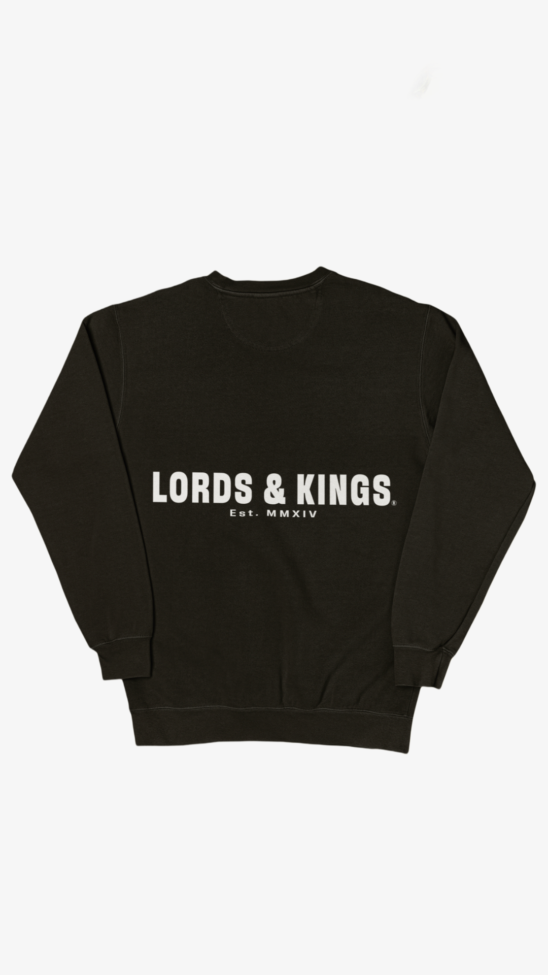 LORDS & KINGS BLACK SWEATSHIRT